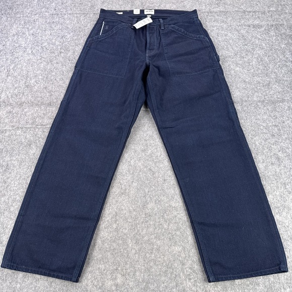 Todd Snyder Jeans Mens 31x30 Indigo Indigo On Indigo Carpenter Relaxed Fit Denim